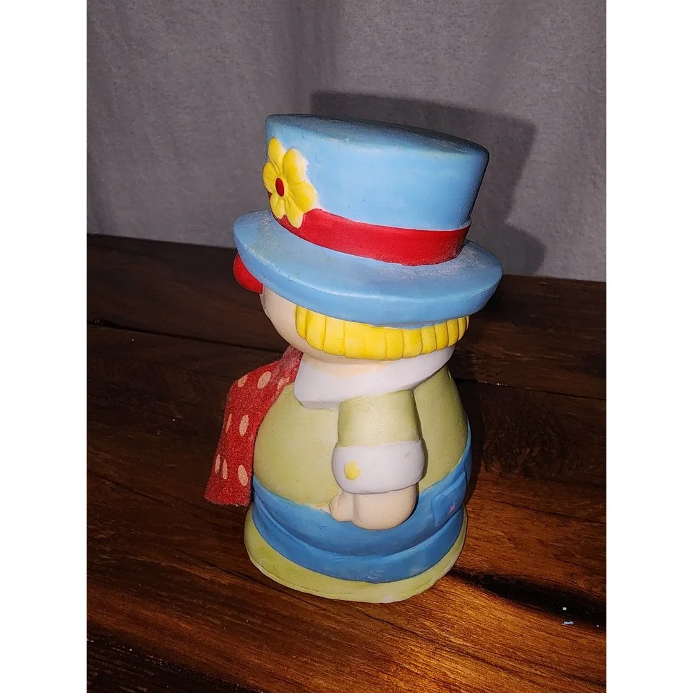 Vintage Porcelain Clown wearing felt tie‎